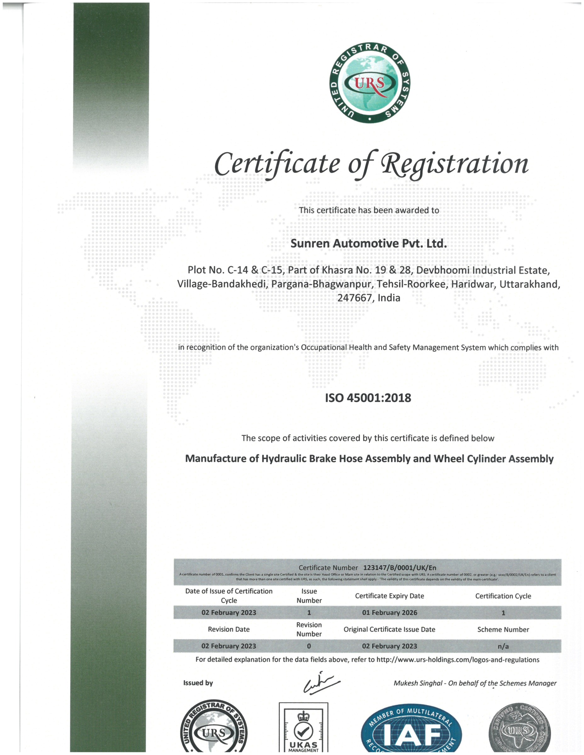 ISO 45001:2018